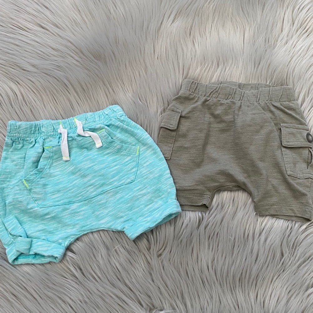 OLD NAVY and CAT & JACK Harem Shorts 3-6 Months